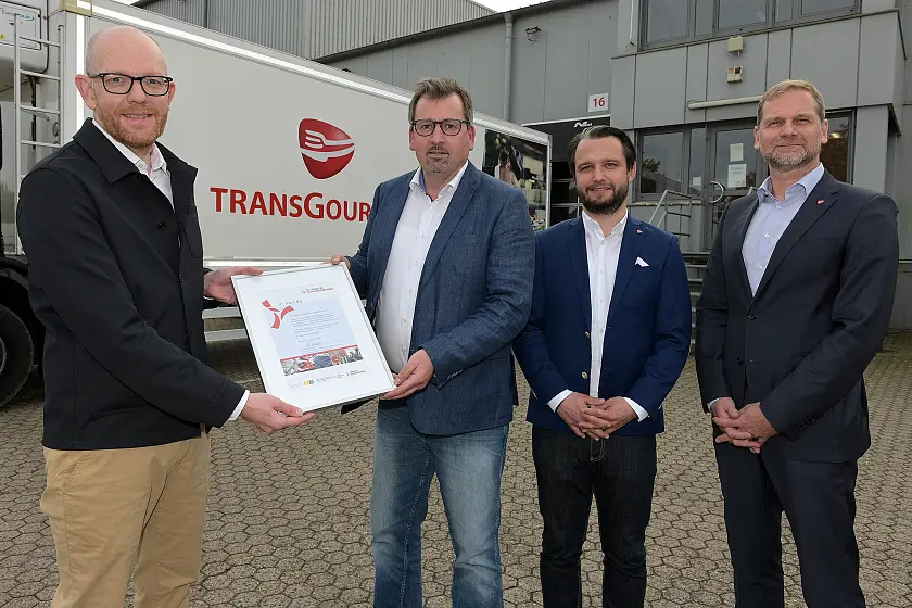 Bild der Auszeichnung als Klimaschutzbetrieb