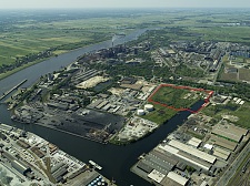 Luftbildaufnahme Ölhafen Bremen