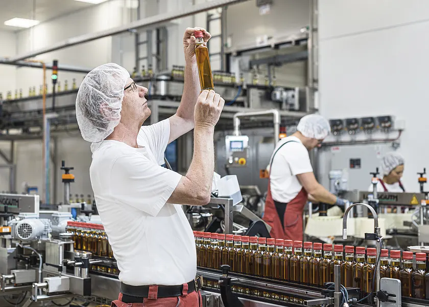 Bild aus der Produktionsanlage