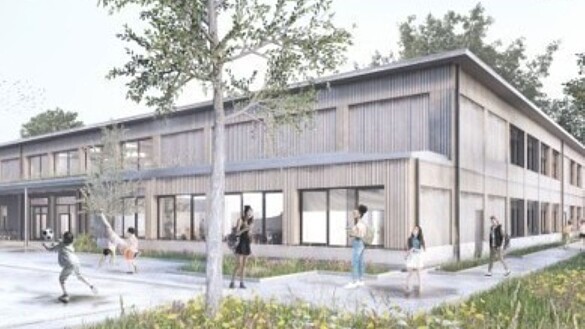 Planungsskizze eines Architekturprojekts