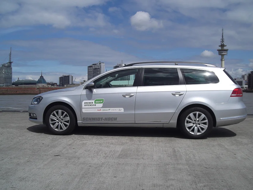 Erdgasfahrzeug der WS Verwaltungs GmbH