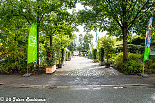 Der Eingang zum Firmengelände der Backhaus Garten- und Landschaftsbau GmbH 	