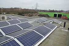 Foto einer Photovoltaikanlage