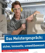 Screenshot des Flyers Das Meistergespräch