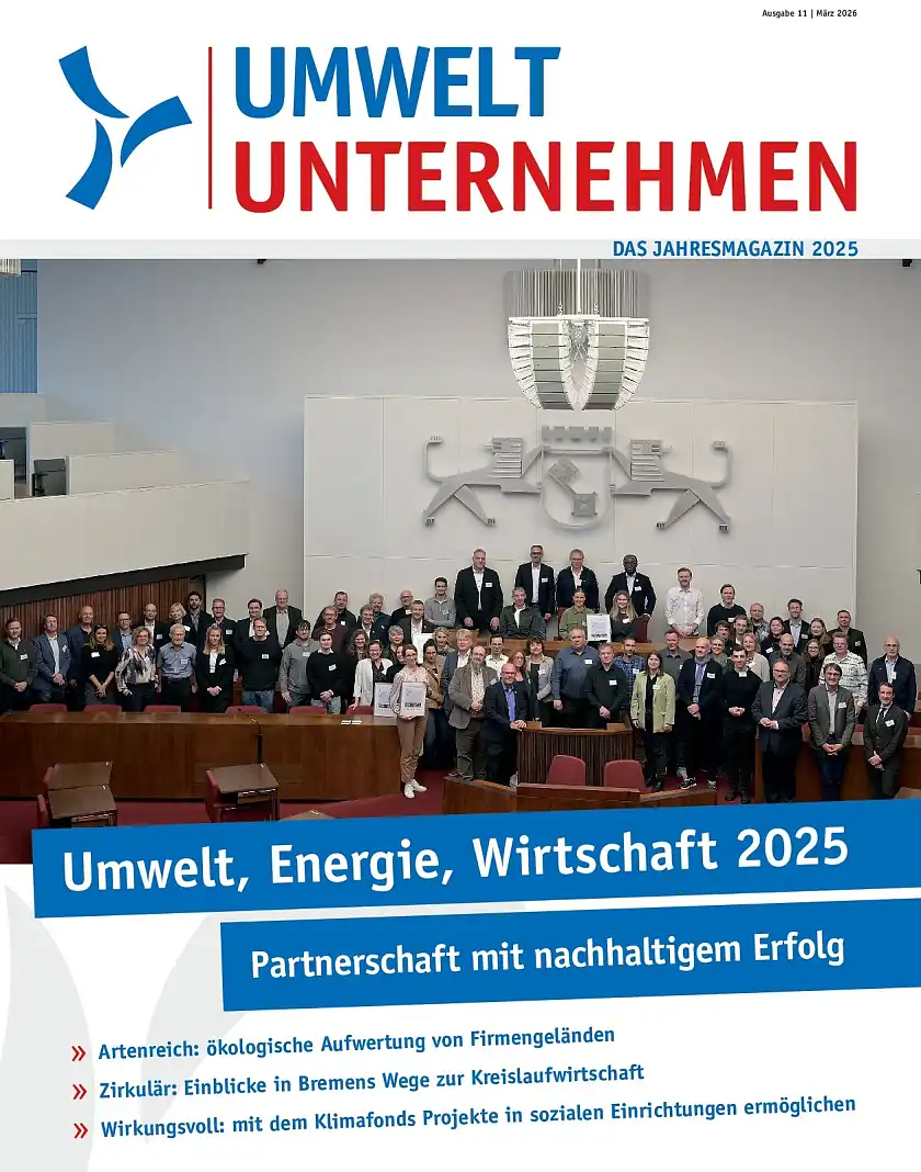 Titelseite des Jahresmagazins 2025
