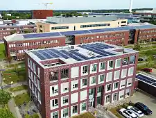 Luftaufnahme vom Haus der Dokumente