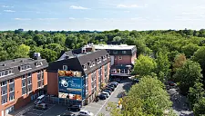 Außenansicht des Ringehotels Munte am Stadtwald