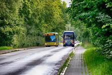 Ein Bus der Linie 517 auf dem Vieländer Weg
