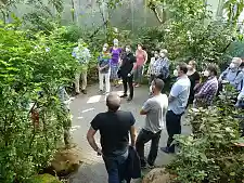 Gruppenbild zur Infoveranstaltung in der botanika