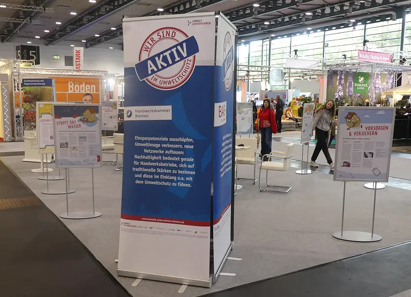 Bild des Messestandes