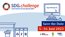 Save the Date zur SDG-Challenge 2023