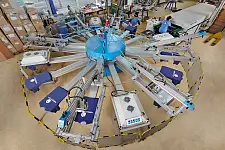 Innenansicht des Siebdruck Centers