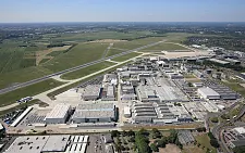 Luftaufnahme des Standortes in Bremen