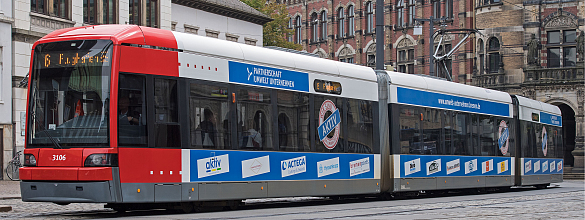 Foto der Umwelt Unternehmen-Straßenbahn