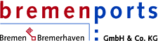 Das Logo der bremenports GmbH & Co. KG 	