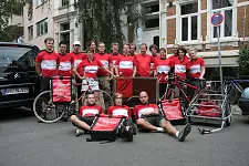 Die Mitarbeiter des fahrrad express