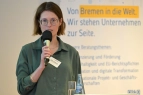 Malin Lachmann von TOPAS Industriemathematik beim Umweltpitch