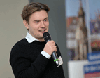 Oliver Heckel stellte in seinem Pitch das Projekt Reboot vor.
