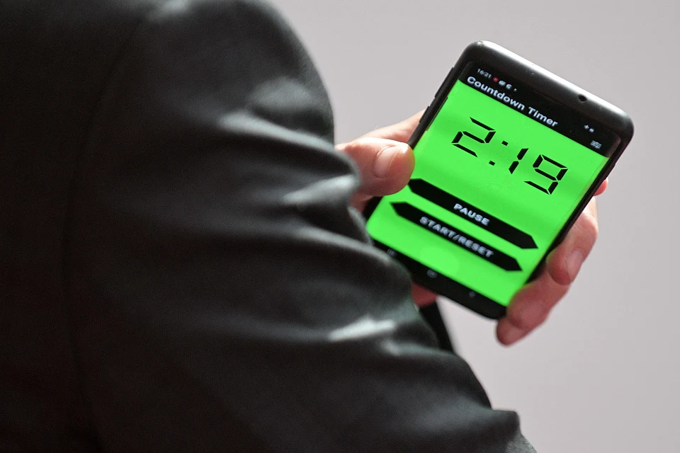 Die Zeit l&auml;uft: 3 Minuten gibt es f&uuml;r jeden Umwelt-Pitch