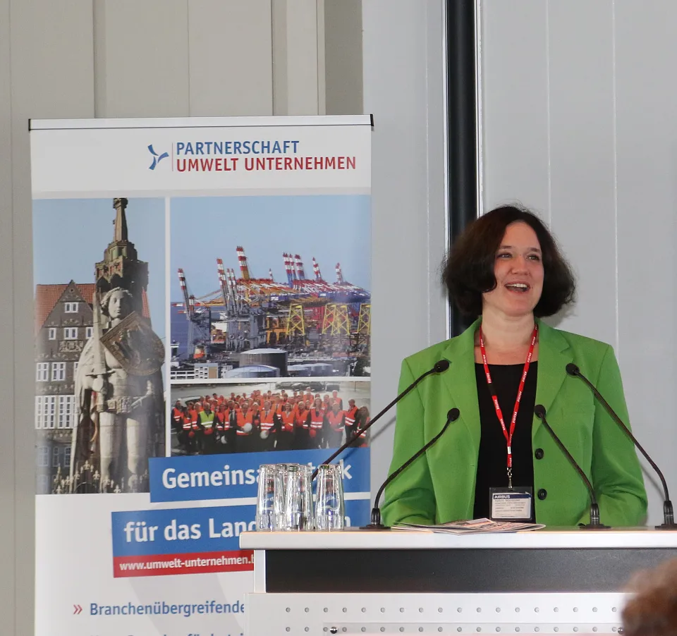 Impulsvortrag von Umweltsenatorin Kathrin Moosdorf