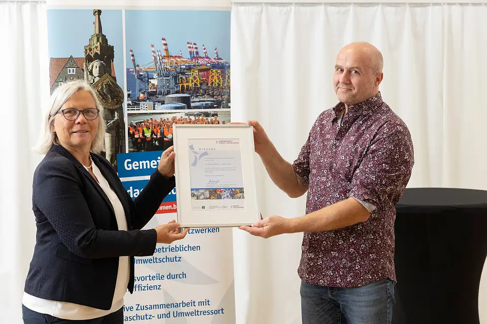 Aufnahme der Lehmbautechnik Bremen in die Bremer Umweltpartnerschaft