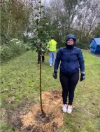 Baumpflanzaktion bei der Franz Gottwald GmbH + Co. KG