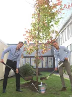 Baumpflanzaktion bei ATLAS ELEKTRONIK GmbH