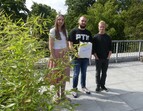 Tobias Ahnfeldt, Franziska Köllner und Justus Freytag von der Bionatic GmbH & Co. KG